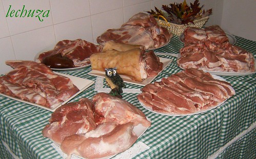 Carne matanza-mesa