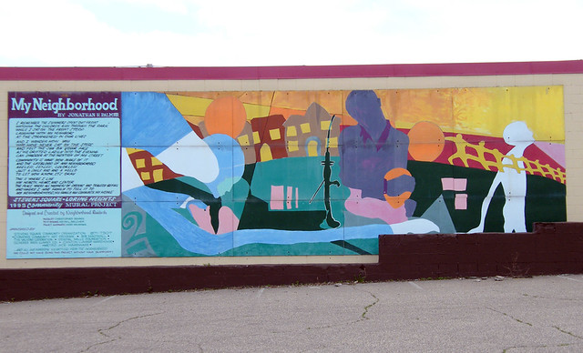 Mural just south of I-94 off Nicollet Ave