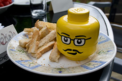 When eggs and lego Collide