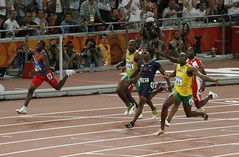 Usain Bolt smashing the competition in 9.69