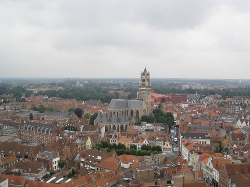 Brugge - climbing the belfry