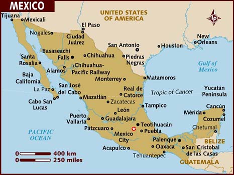 Map quiz, Mexico, next Thurs: