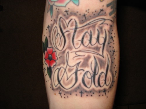 "Stay Gold Pony Boy" New tattoo on 