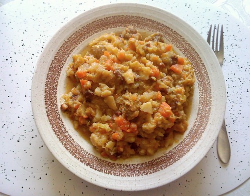 Veg stew with meatballs / Gemüseeintopf mit Fleischbällchen