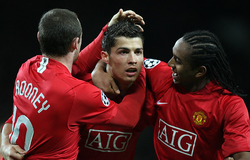 champions league wallpapers.  their UEFA Champions League football match at Old Trafford, Manchester, 