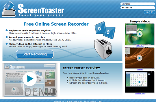 screen toaster