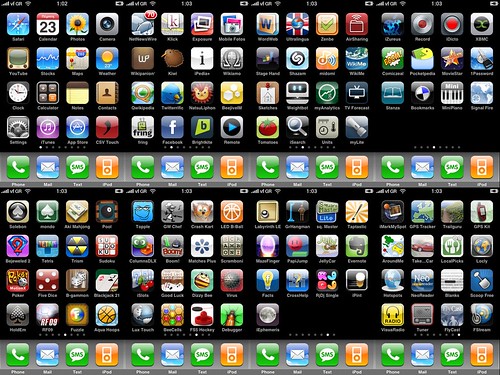 My iPhone Screens 22/10/2008