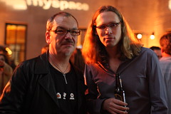 MySpace Music Party - Bryan Thatcher of Empressr and Michael Birch Co-Founder of Bebo