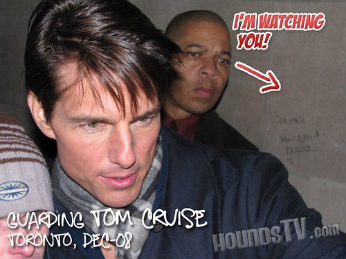 tom cruise bodyguard: Guarding Tom Cruise in Toronto