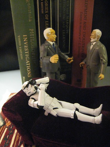 Carl Jung and Sigmund Freud Disagree on How to Treat the Patient's Stormtrooper Delusion  Image taken under Creative Commons Licencing from ShellyS on Flickr. 