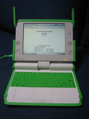 OLPC in notebook mode