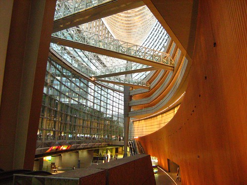Interior of Tokyo International Forum