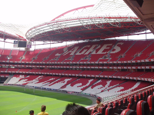 Stadium Of Light - Lisbon. inside the Estádio da Luz