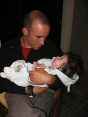 Feeling like an uncle with Evie in Dunedin, New Zealand