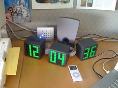 sweet ThinkGeek LED clock