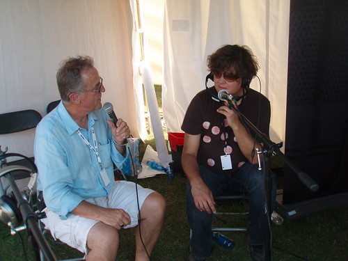 2008 edmonton folk festival  terry david mulligan with ron sexsmith on ckua