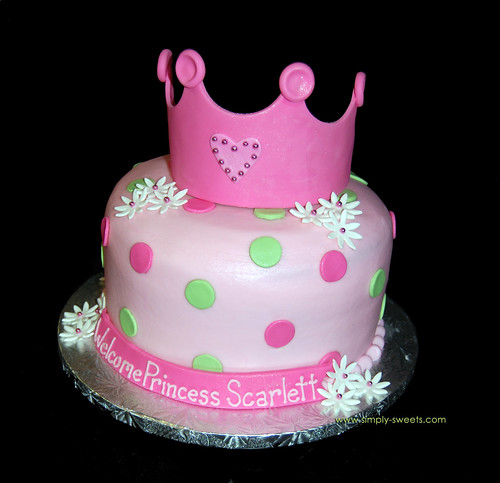baby shower cakes for girls. Princess Baby Shower Cake,