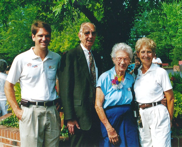 The Kochs with Frieda in 2000