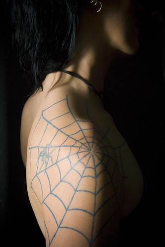 Tribal Body Painting Spider