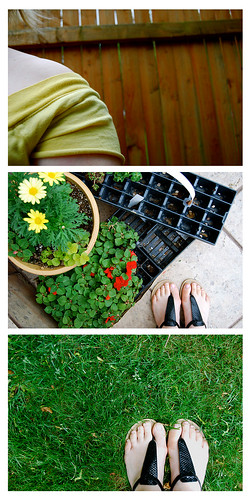 in the garden {self portrait series}