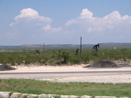 A Texas oil field.
