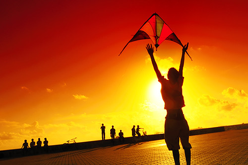 fly your kite, be good again...! by muha....