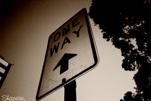 one way.