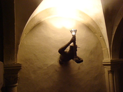 This man held the light that let us see the way in the Doms Crypt