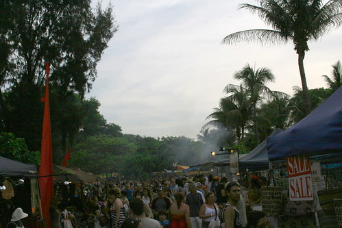 Crowds at Mindil Beach Market