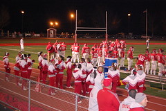 High school football game