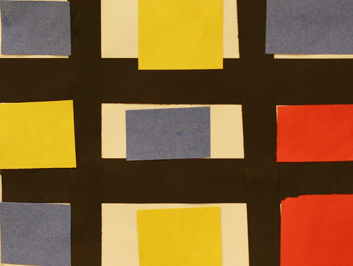 Olivia's primary colored rectangles and squares