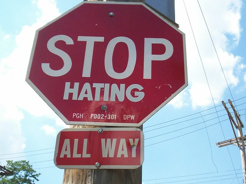 Stop hating (all way)