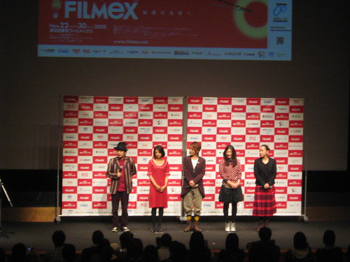 Director Sono Sion and the cast members of LOVE EXPOSURE