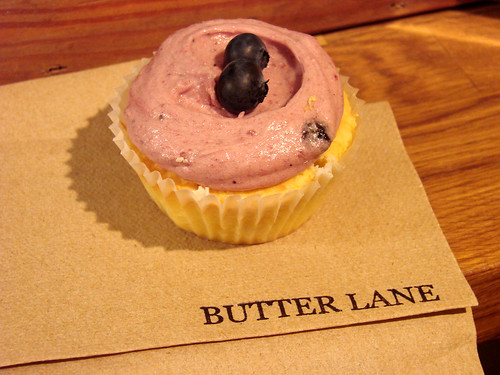 Butter Lane Blueberry Cupcake
