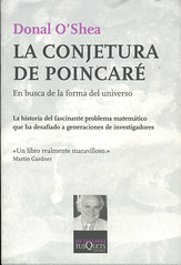 Donal O'Shea, La conjetura de Poincaré