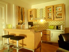 Bachelor apartment for Polly Line's brother - kitchen