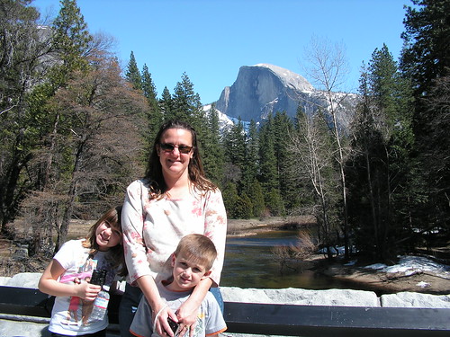 Kelly and the kids - Halfdome
