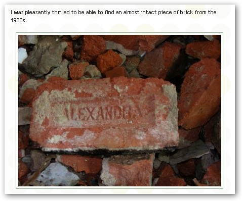 Bricks from Alexandra Brickworks