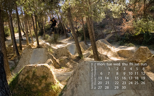 Calendar Desktopbackground April 2008
