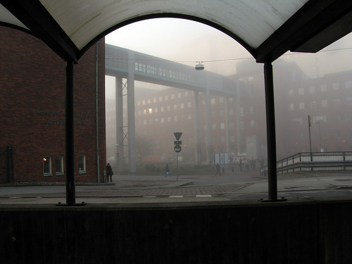 Morning fog - hospital