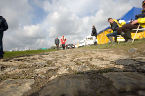 The bone-jarring cobbles of the Paris-Roubaix. Photo: tetedelacourse