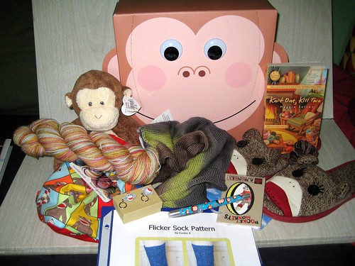 Monkey sock swap package