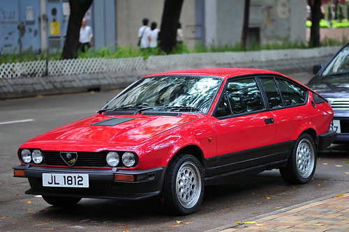 The 80s Alfa Romeo GTV6 Chi Cheong Road Sheung Shui Hong Kong