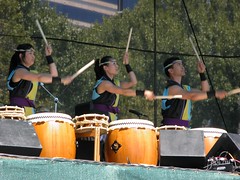 Japanese Taiko drummers on the Fourth