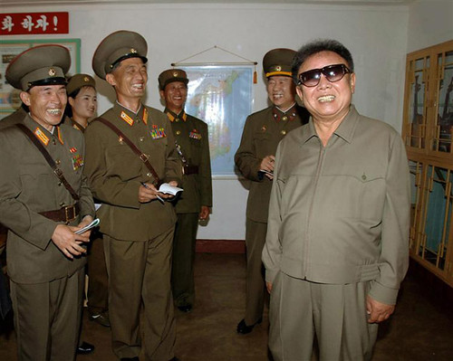 Kim Jong ll in pantusuit