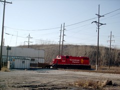 Northbound Canadian Pacific intermodal transfer train. Hawthorne Junction. Chicago / Cicero Illinois. March 2007.