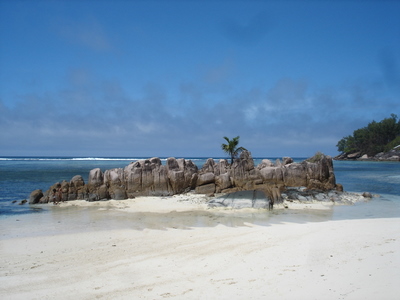 Anse aux Courbes on Mahe (Seychelles)