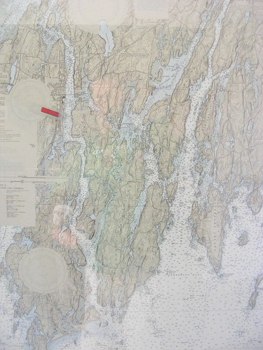 map of maine rivers. Mid-Coast Maine Nautical Map