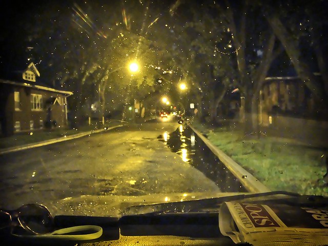 rainy night photo