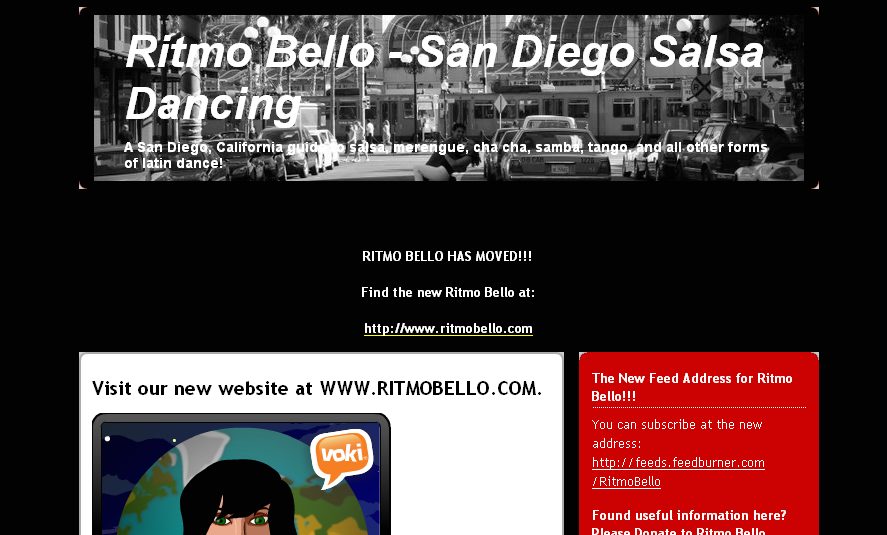 Old Ritmo Bello Website